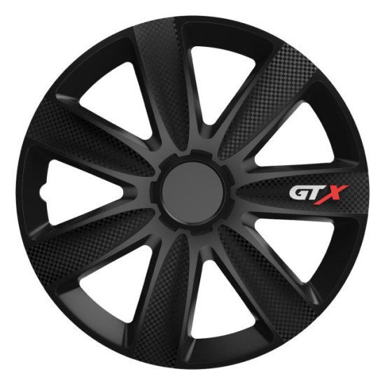 Set 4 capace roti model GTX 15" - CARBON & BLACK