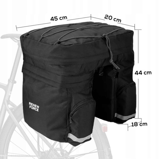 Geanta Dubla de transport pentru biciclete, impermeabila, capacitate 60l, dimensiuni: 44 x 44 x 20 cm Geanta Dubla de transport pentru biciclete, impermeabila, capacitate 60l, dimensiuni: 44 x 44 x 20 cm