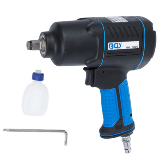 Pistol pneumatic, cheie de insurubat cu impact 1/2", 1200Nm BGS
